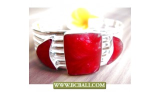 Cuff  Bracelets Silver Alpaka Bali